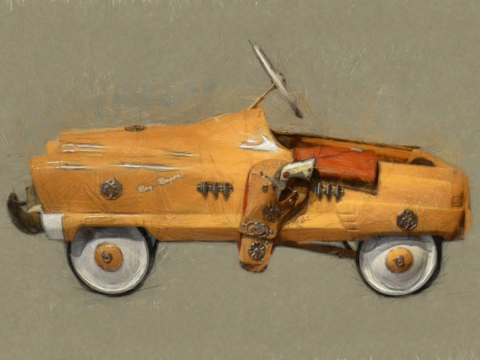 Roy Rogers Pedal Car