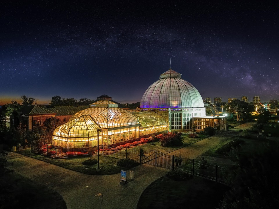 Belle Isle Conservatory Beneath the Stars 