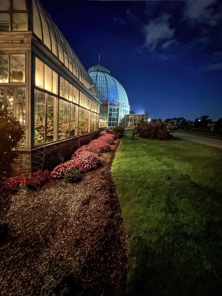 Path Along the Glass of Belle Isle Conservatory