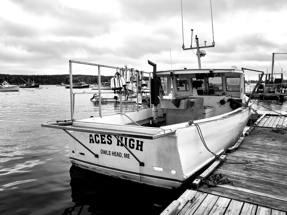 "Aces High" Lobster Boat, Owls Head Maine