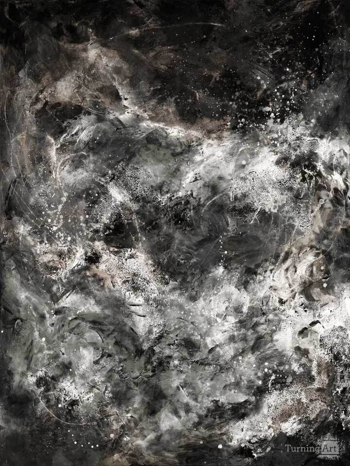 GALACTIC STORM 4 ABSTRACT ORGANIC PAINTING