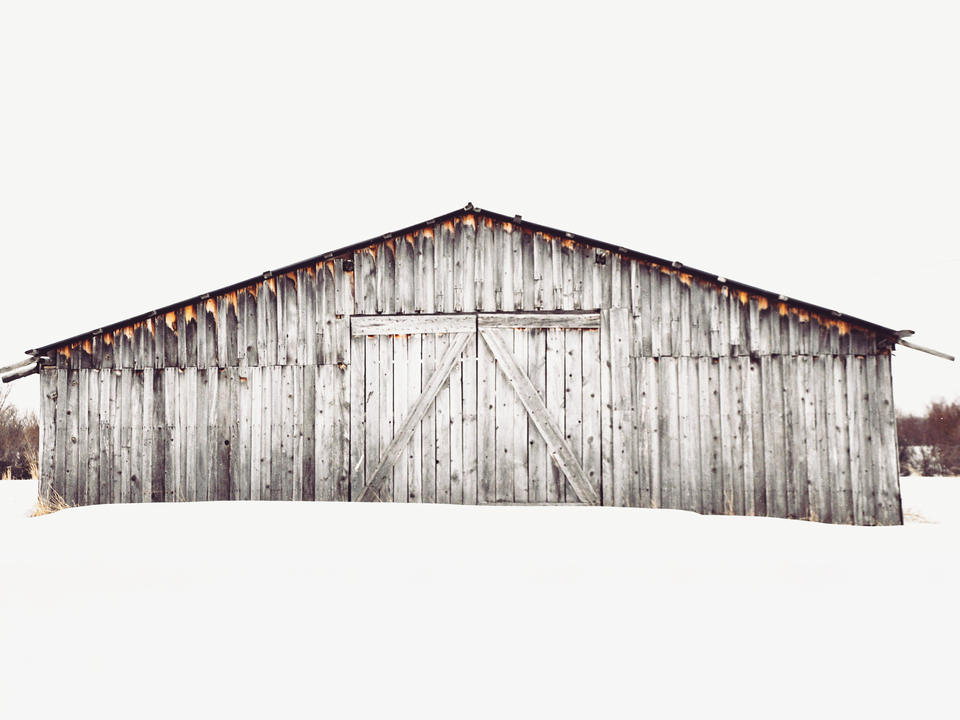 Winter Barn