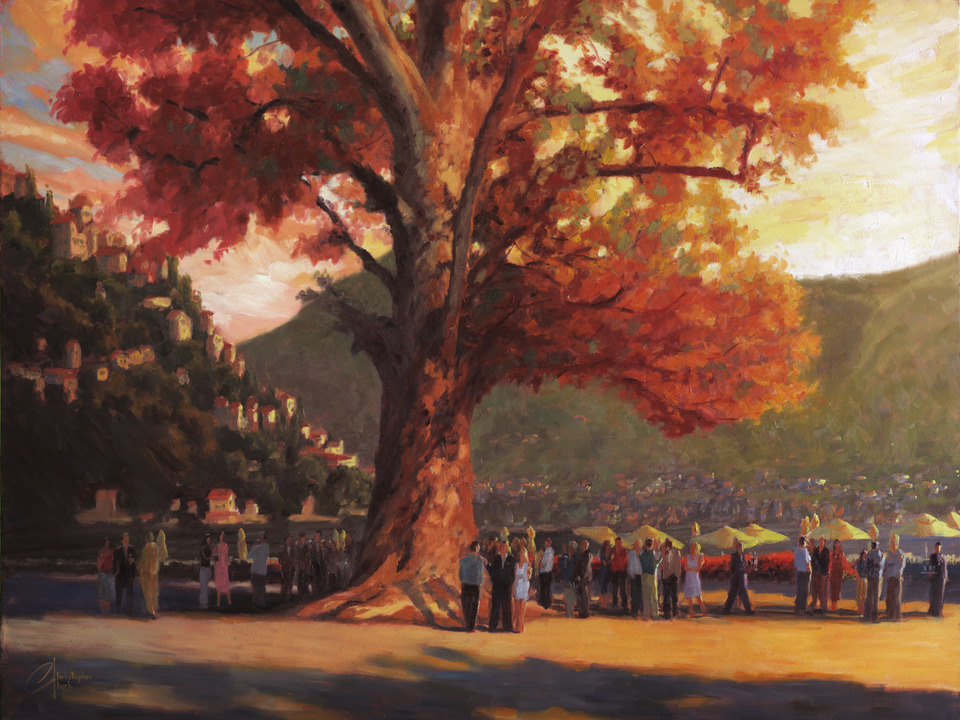 Cocktail Party on Lake Como, Italy