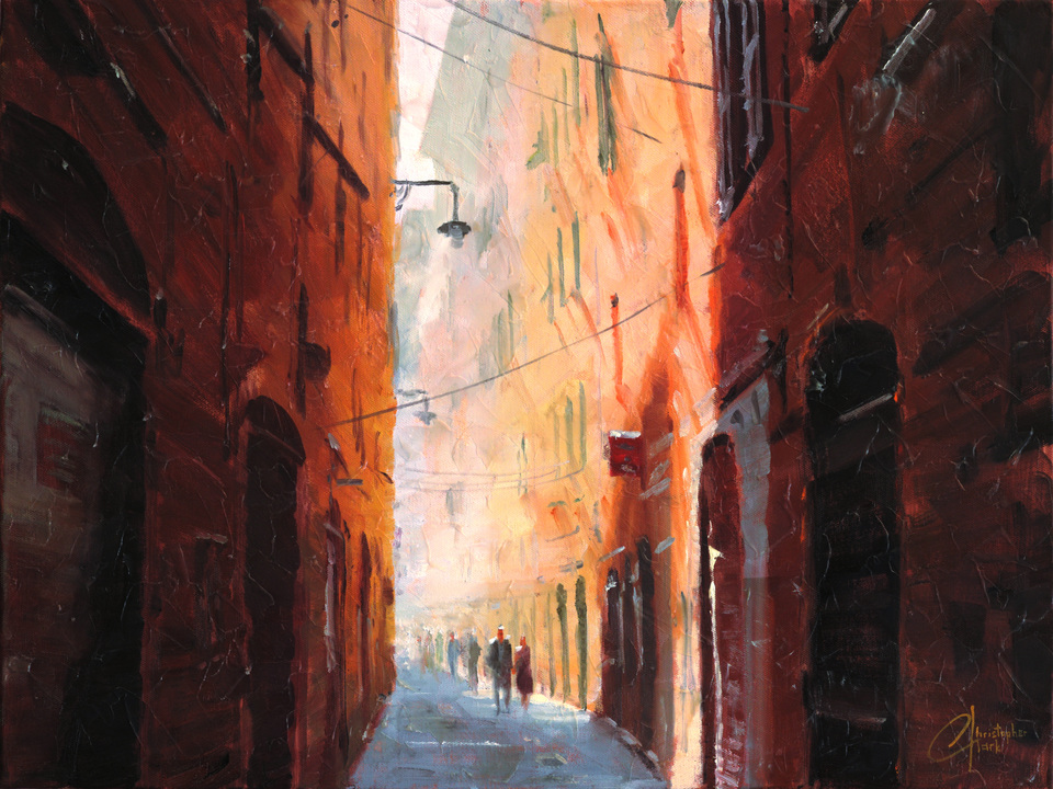 Italian Street on a Cool Afternoon