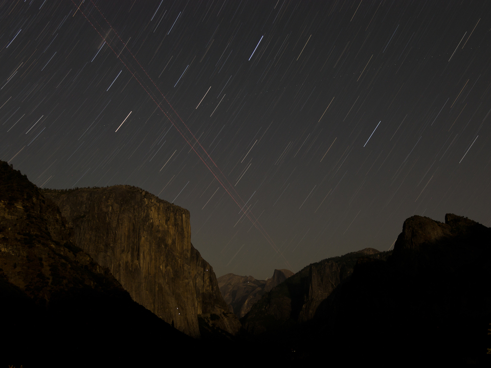 Stars over El Cap