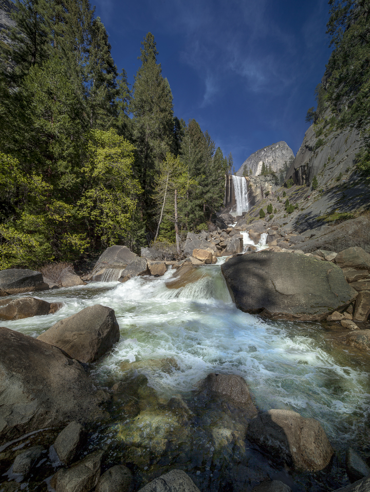 Vernal Falls and the Merced River