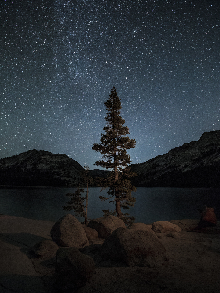 By the Lake at Night