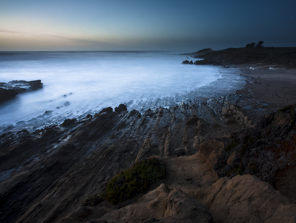 Fading Daylight on the Ocean