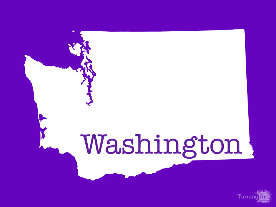 Washington in purple