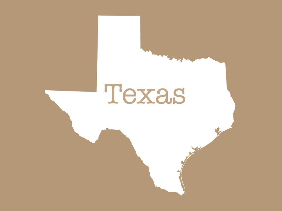 Texas in Biege