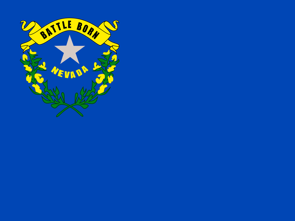 Nevada State Flag Authentic Version 