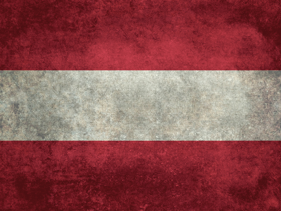 Austrian National Flag - Vintage Version