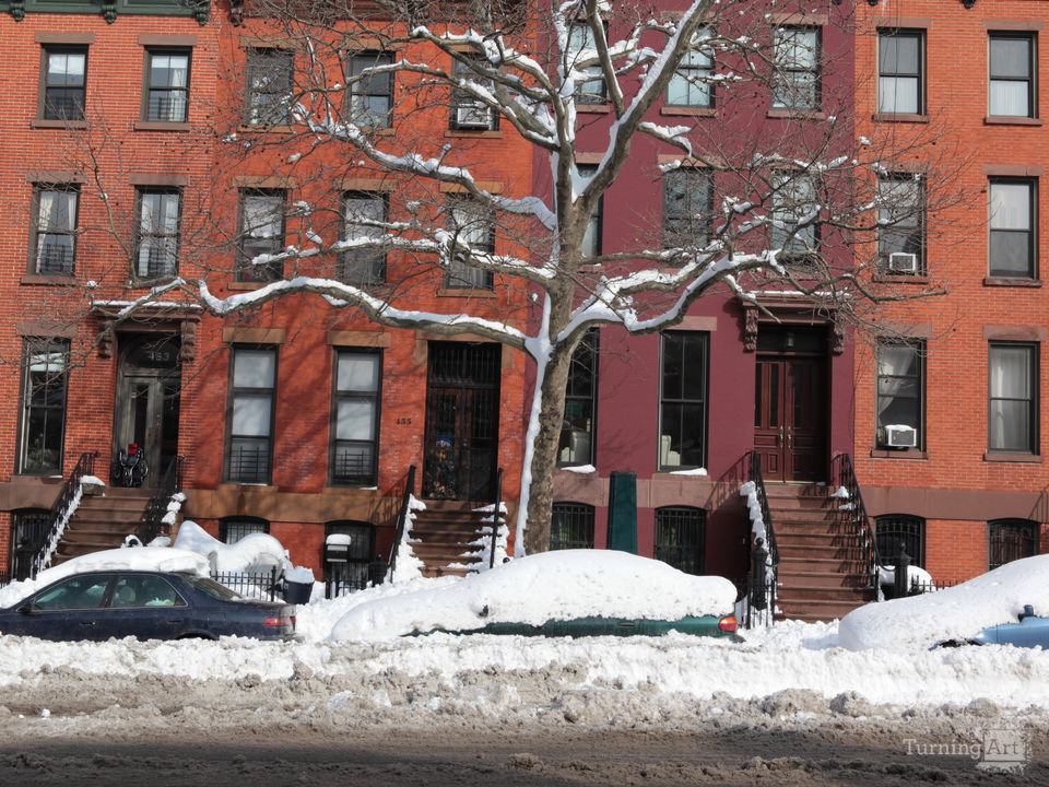 Deep snow in brooklyn