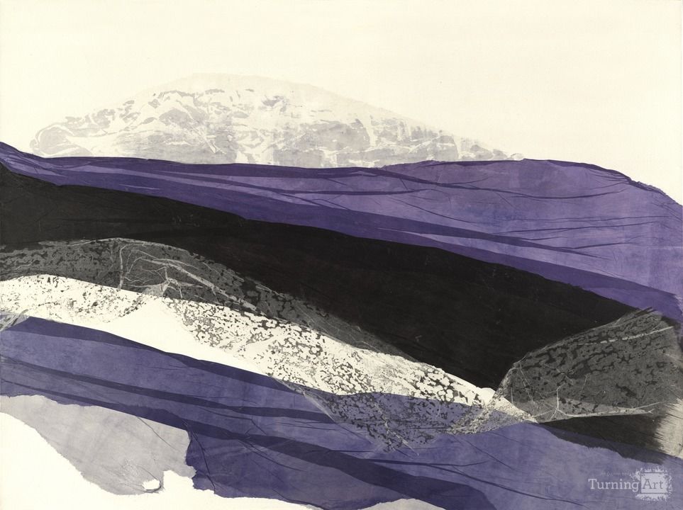 Blue and Black abstract