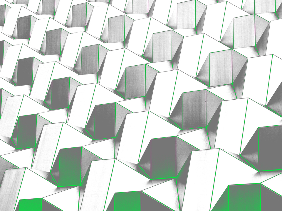 Modern Cubes Abstract 1