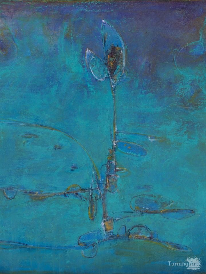 Colliding on a Backdrop of Blue