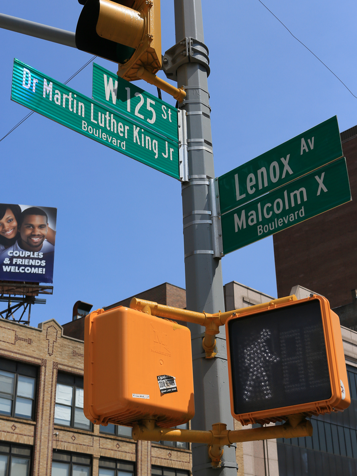 Street Sign, W 125th st., Harlem, NYC, New York