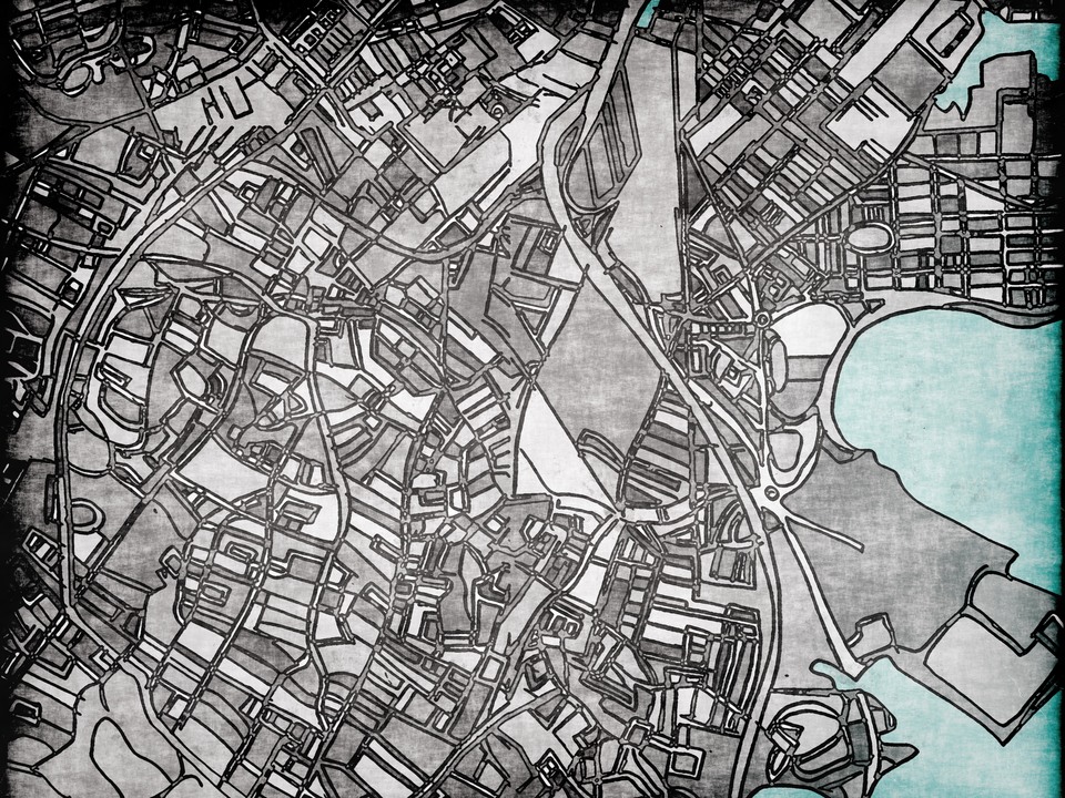 Abstract Map of Roxbury