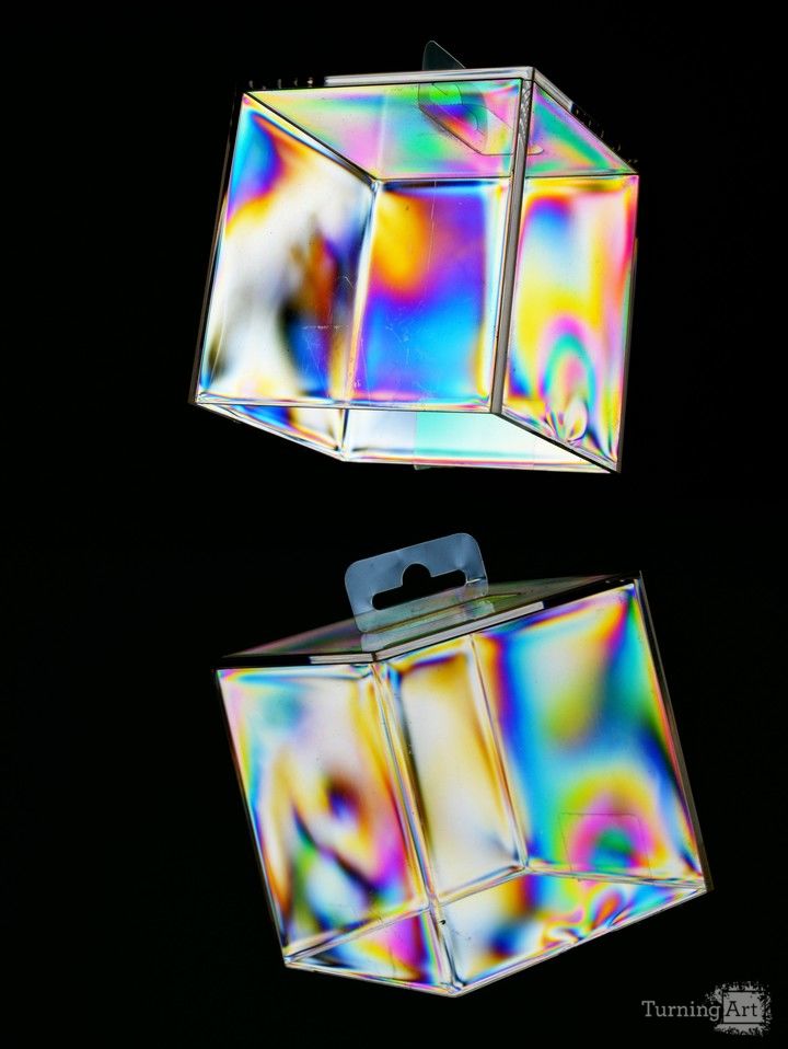 Colorful neocubism portrait
