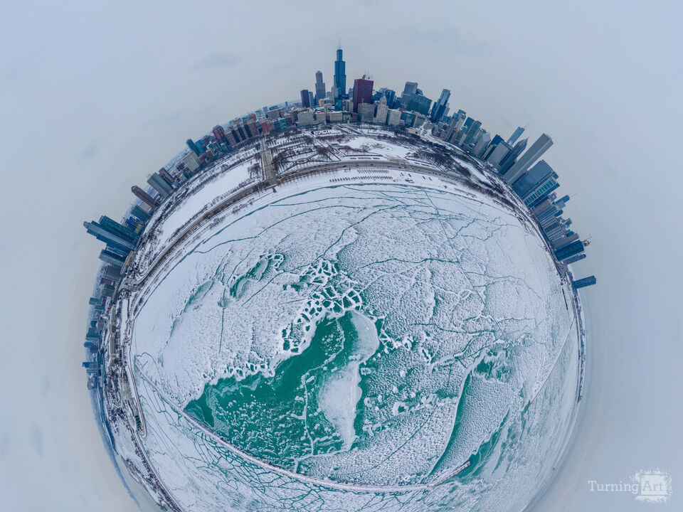 360 Degrees of Cold - Chicago in Winter