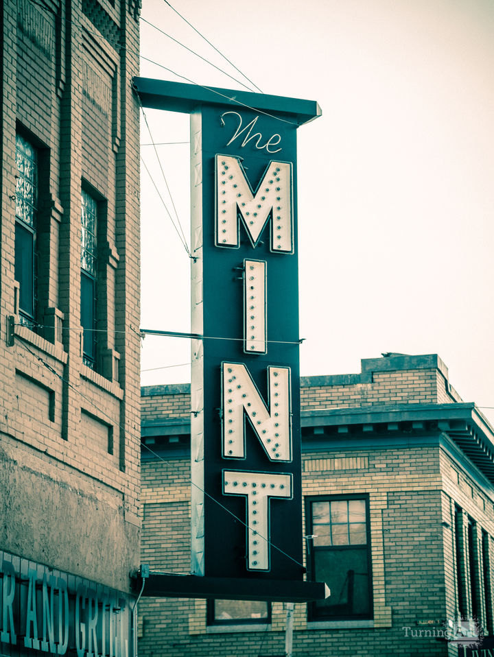 Vintage neon the mint