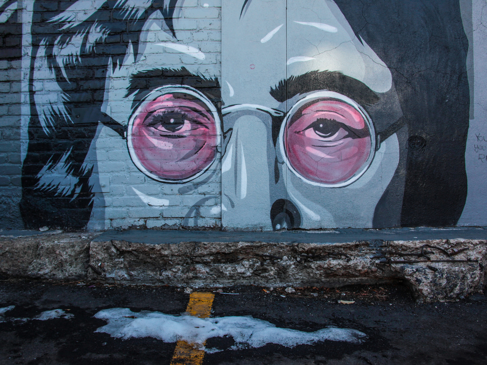 John Lennon Mural In Denver