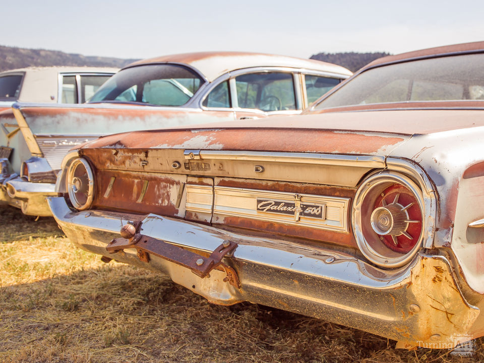 Vintage American Cars Junkyard Utah