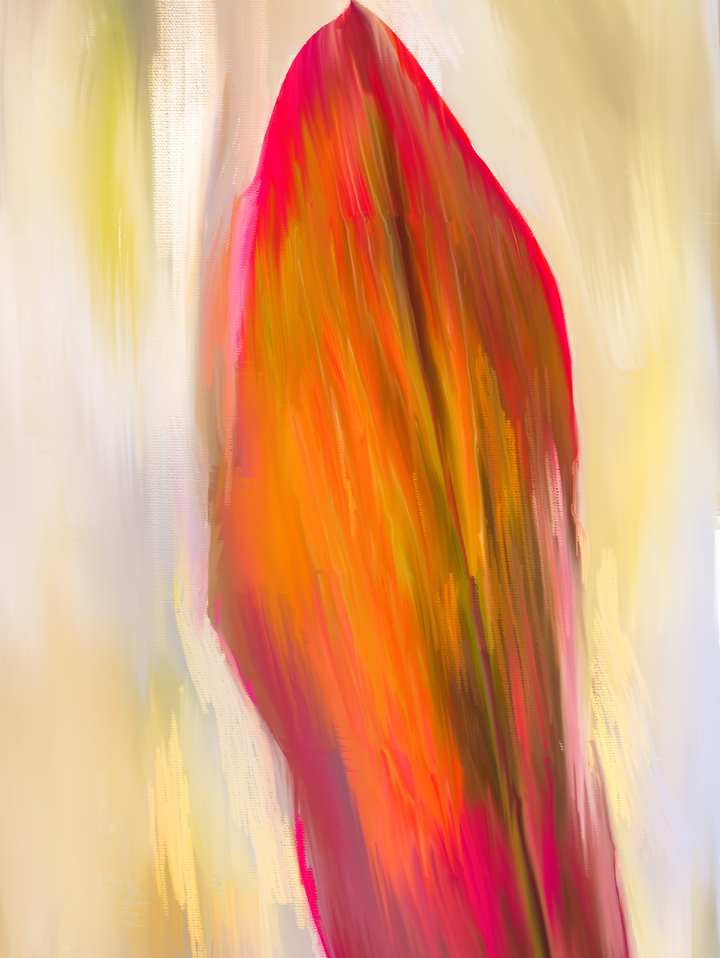 Ti Leaf Digital Painting