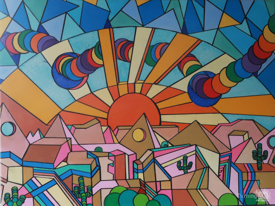 Everything All At Once - Painted Print - 30 x 40