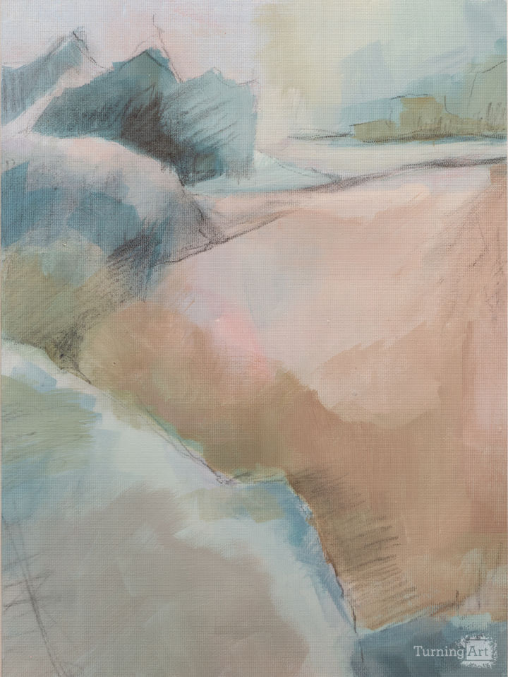 Teal Brown and Pink ONE