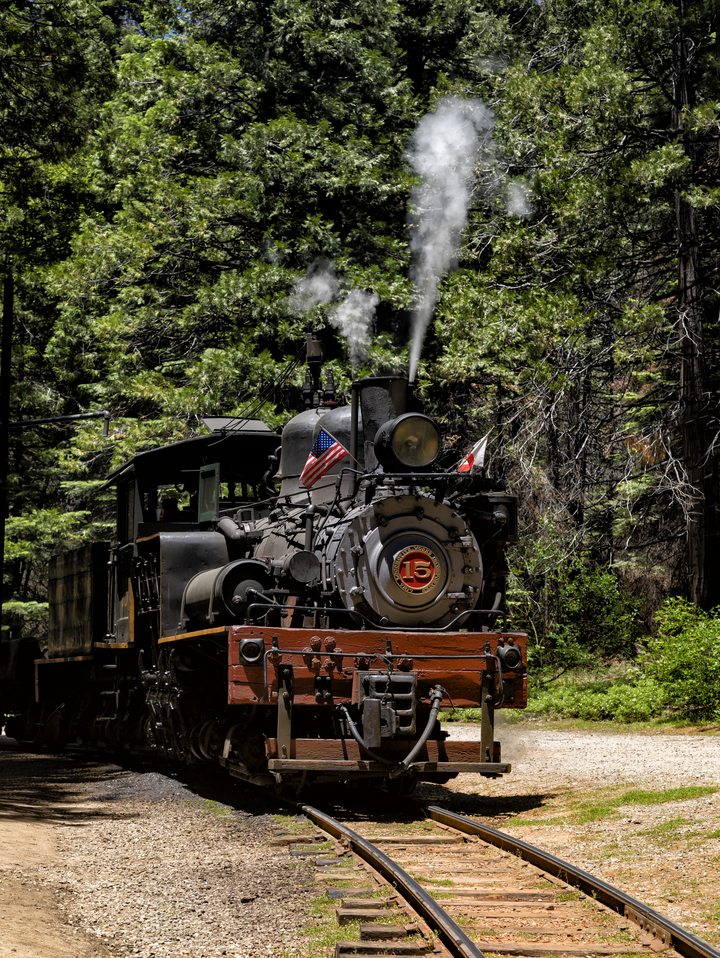 Yosemite Mountain Sugar Pine Steam Train
