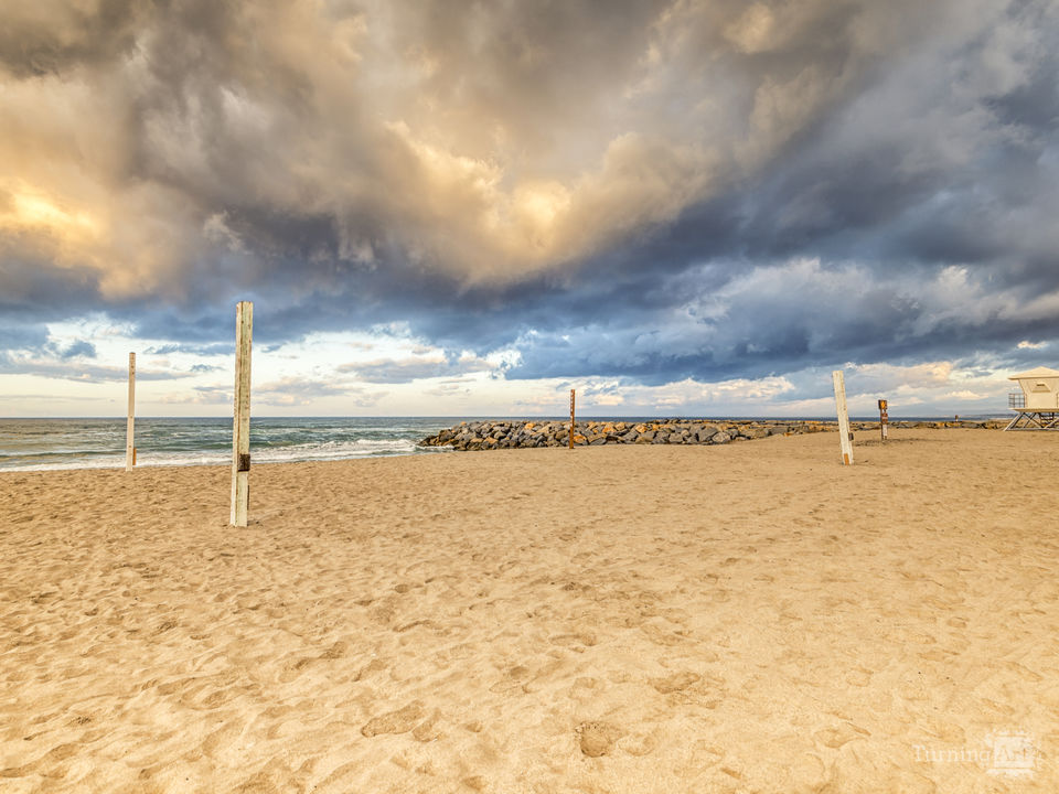 A Storm Above The Courts Color