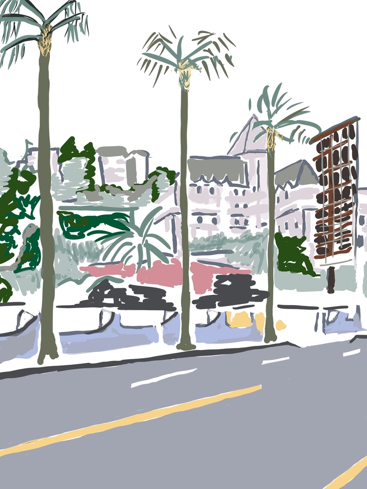 Chateau Marmont from Sunset