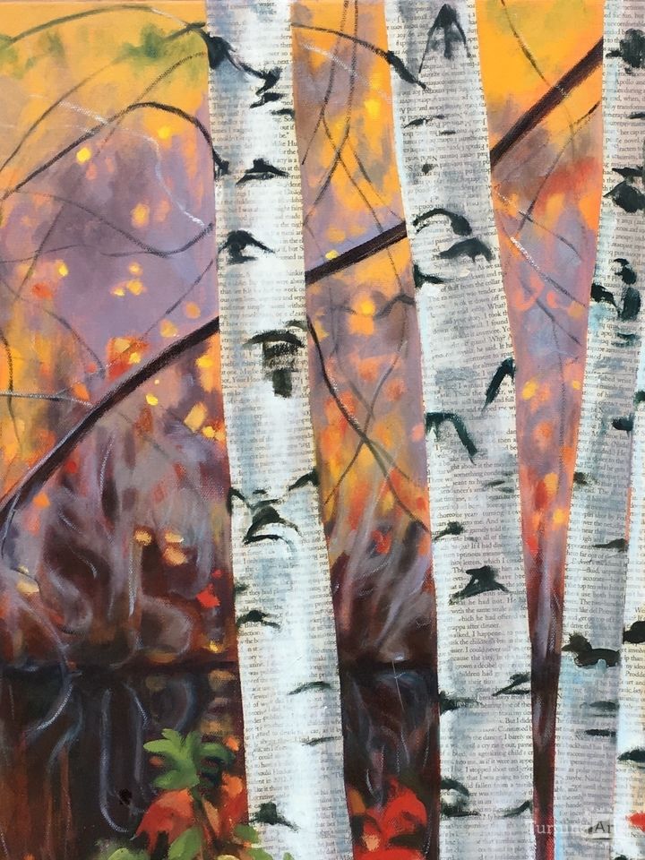 Riverside Birches