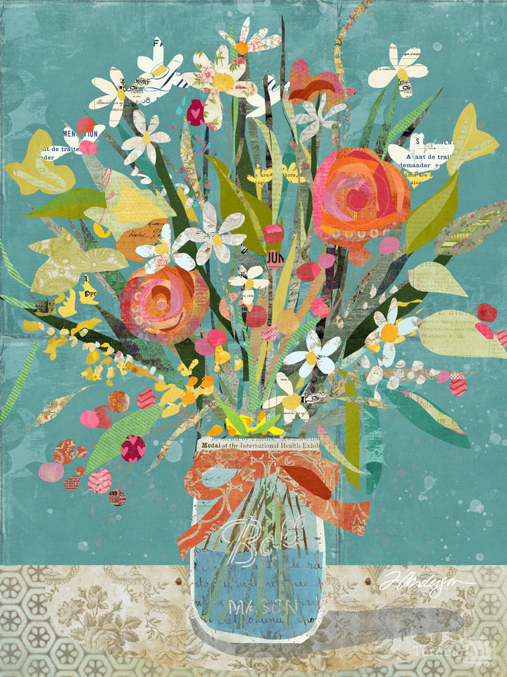 Mason Jar Wildflowers