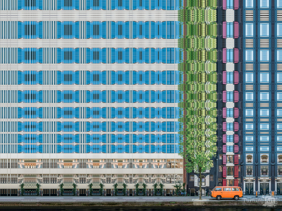 Orange, Green and Blue