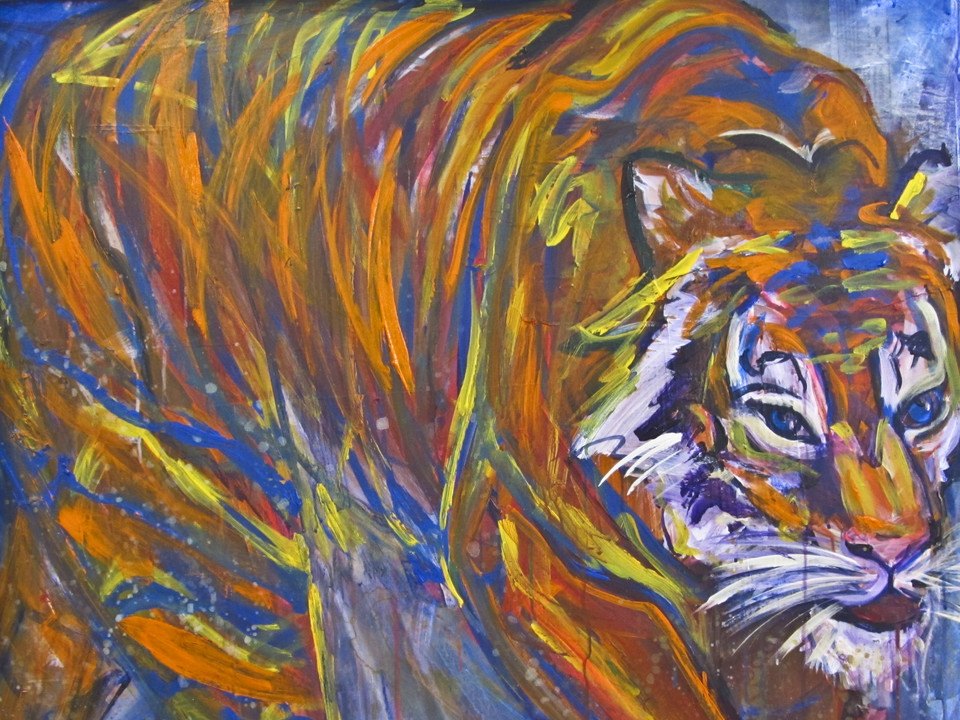 Siberian Tiger With Real Tiger Blood Charlie