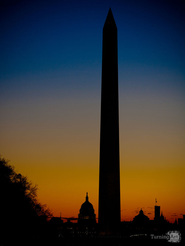 National mall at sunrise