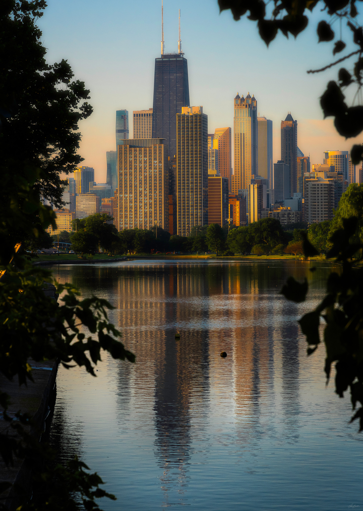 Morning On Chicago's South Lagoon