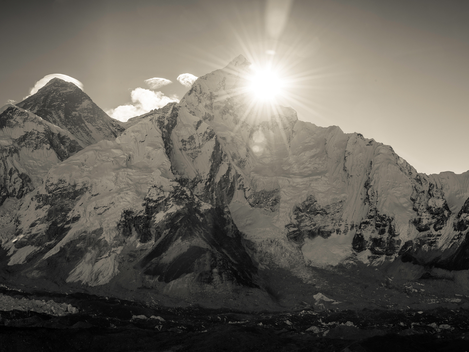 Sunrise On Everest Base Camp