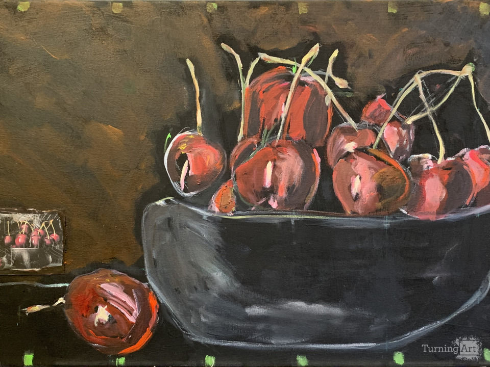 Bowl of Red Cherries