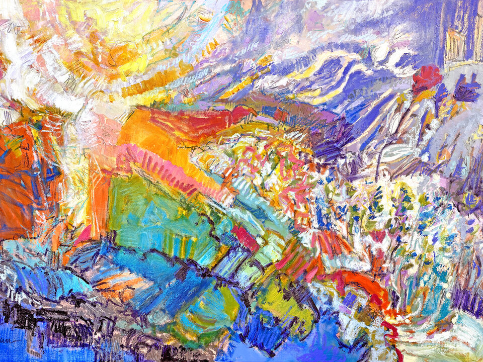 And the Colors Shone Up From Within Her Heart