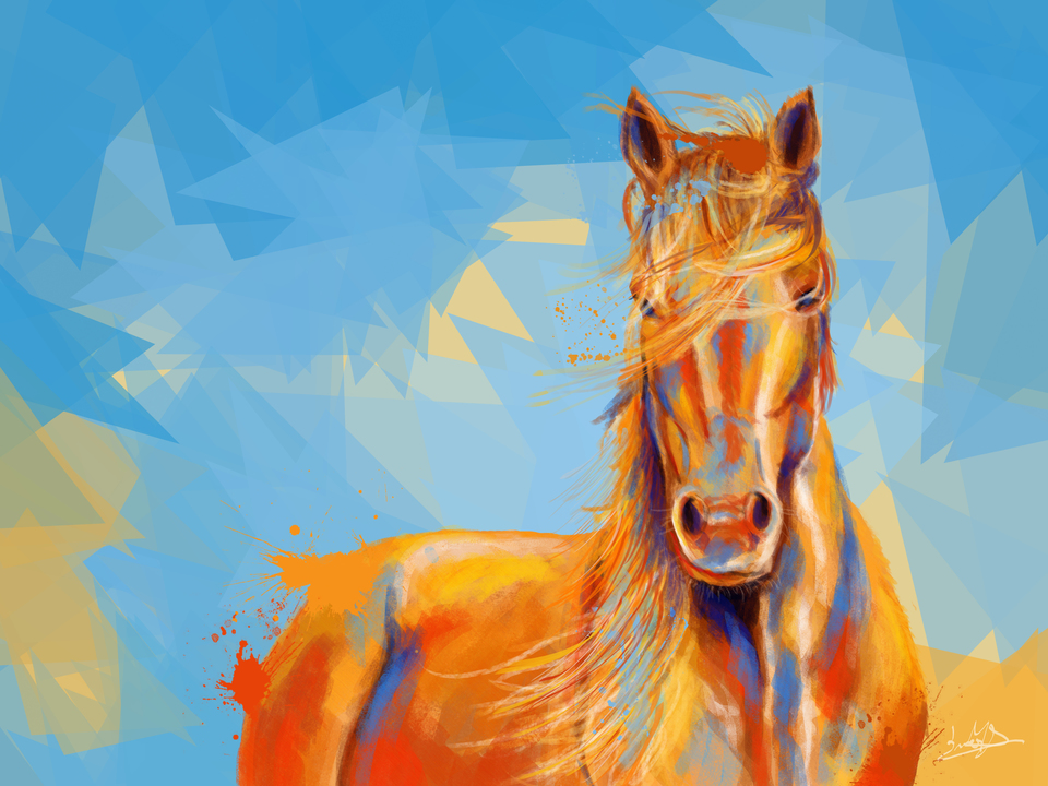 Obedient Spirit, Horse portrait