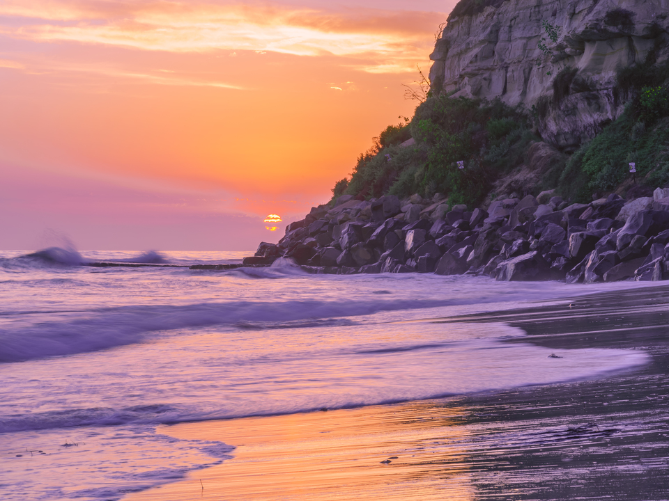 Sun Behind Clouds in Encinitas, California