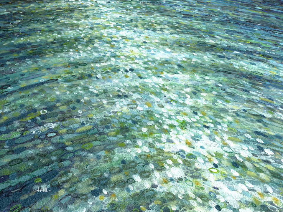 Aqua Rolling Ripples