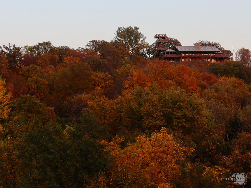 Nebraska Cottage in the Woods of Fall