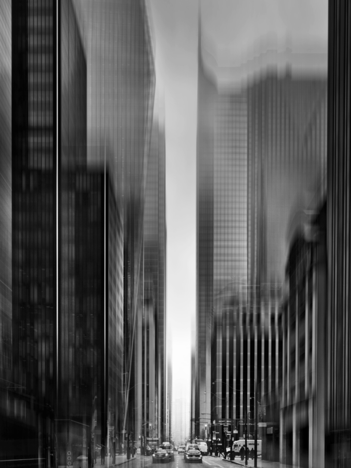 Downtown Toronto Fogfest No 25 Blur Version