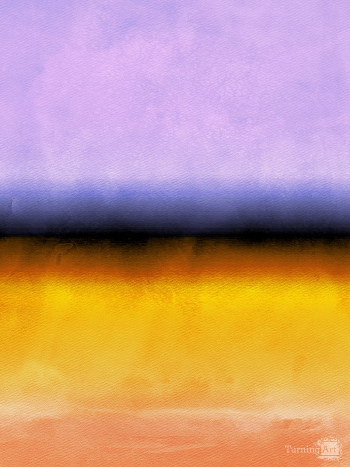 Watercolor Abstract - Inspired by Rothko 38