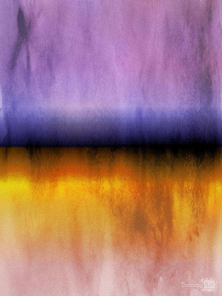 Watercolor Abstract - Inspired by Rothko 36