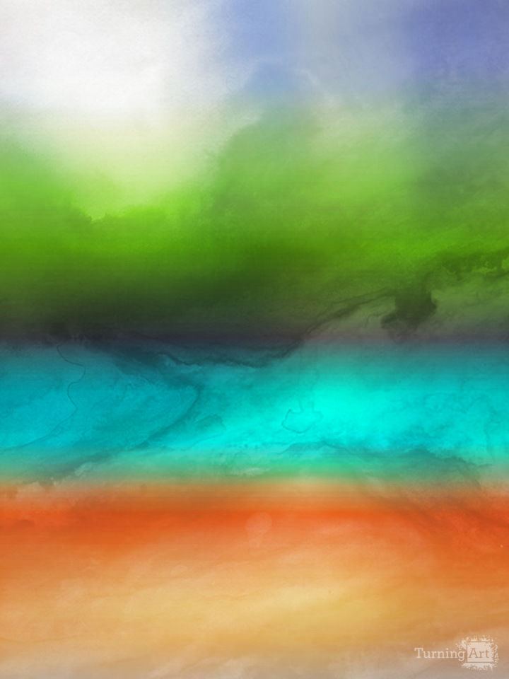 Watercolor Abstract - Inspired by Rothko 32